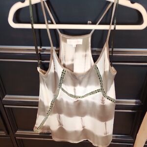 Strappy TankTop - Green and White